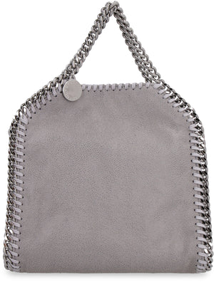 STELLA MCCARTNEY FAUX LEATHER TINY FALABELLA ハンドバッグ - ブラウン