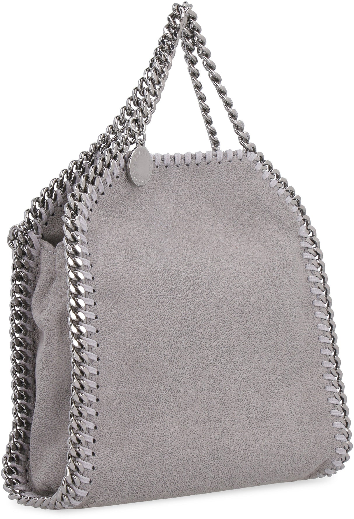 STELLA MCCARTNEY FAUX LEATHER TINY FALABELLA ハンドバッグ - ブラウン