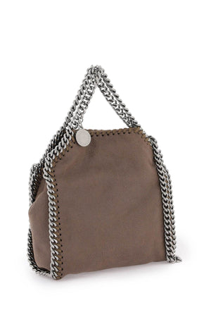 STELLA MCCARTNEY FAUX LEATHER TINY FALABELLA ハンドバッグ - ブラウン