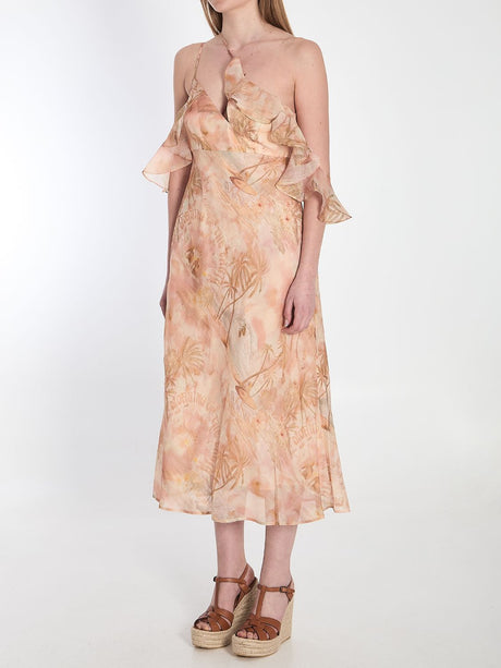 ZIMMERMANN Illuminate Asymmetric Midi Dress (AU 02)