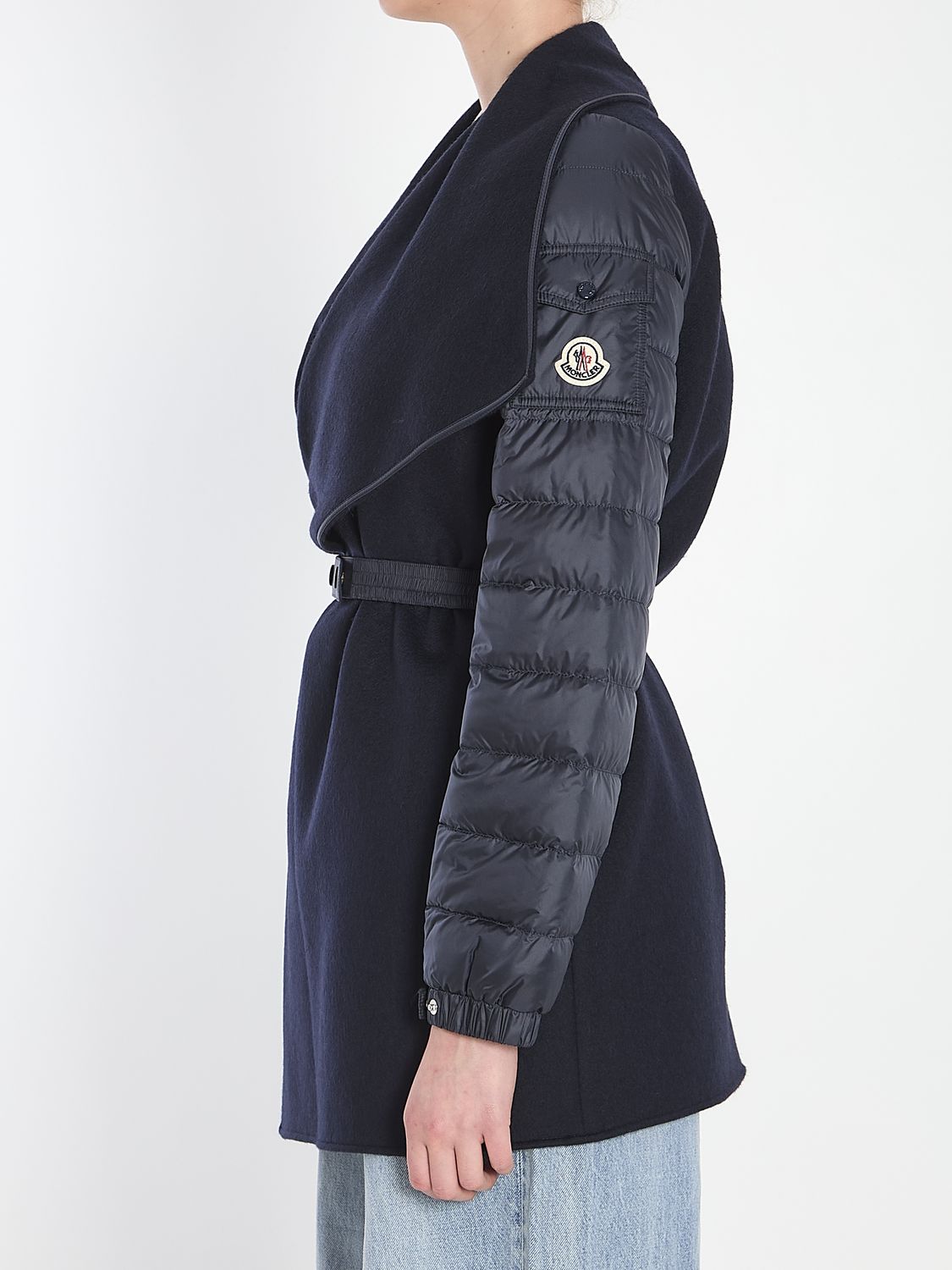 MONCLER Women’s Padded Cape with Adjustable Belt - Size S