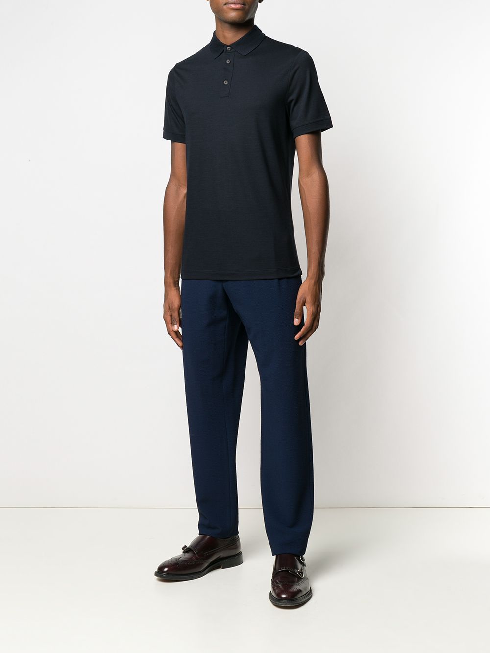 GIORGIO ARMANI Classic Polo Shirt for Men - SS24 Collection