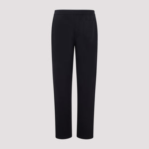 GIORGIO ARMANI Men's Deep Blue Cotton and Polyamide Trousers for FW23