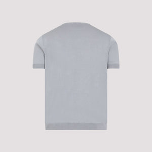 GIORGIO ARMANI Silk Short Sleeves Sweater for Men