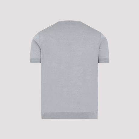 GIORGIO ARMANI Silk Short Sleeves Sweater for Men