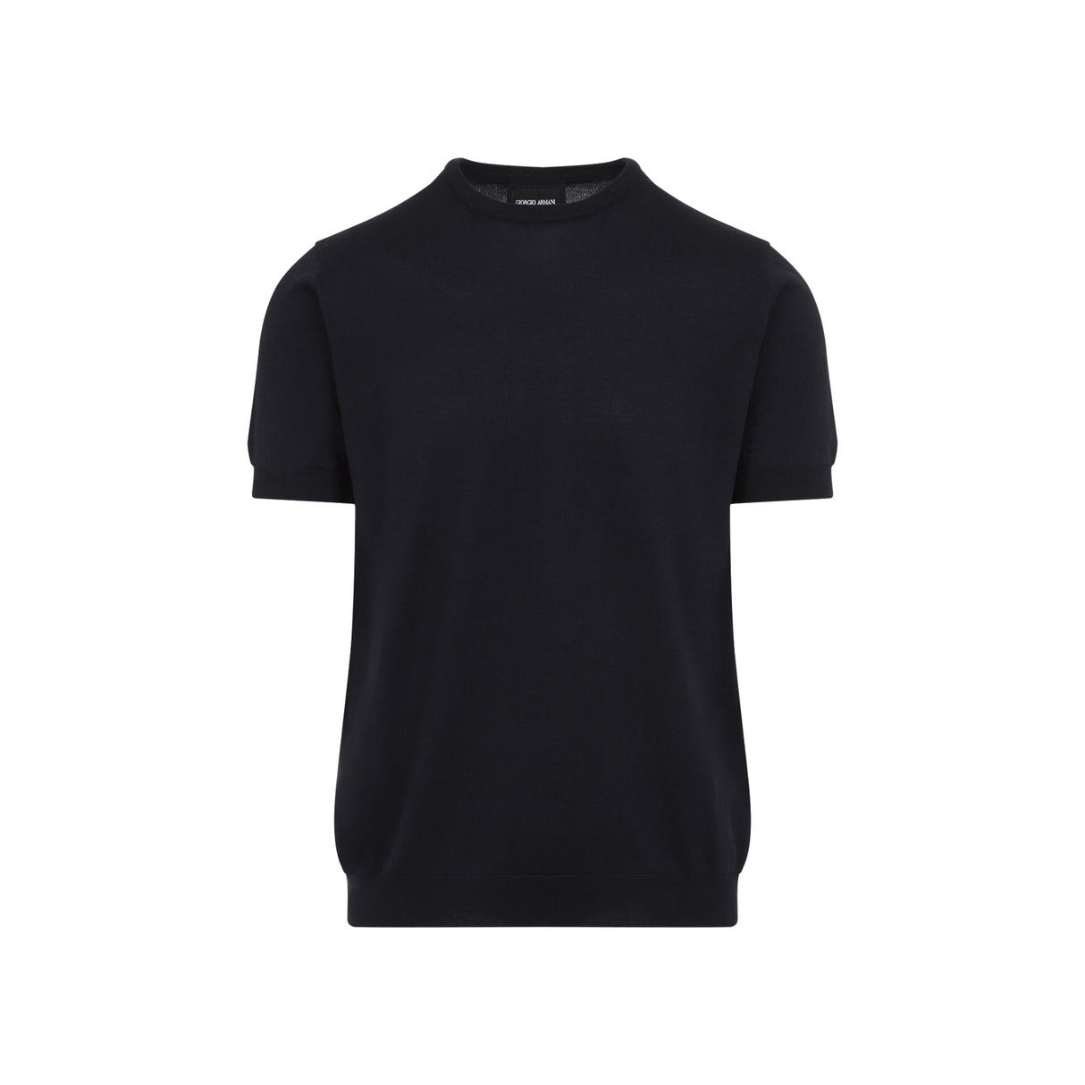 GIORGIO ARMANI Silk Short Sleeves Sweater for Men