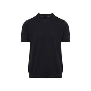 GIORGIO ARMANI Silk Short Sleeves Sweater for Men