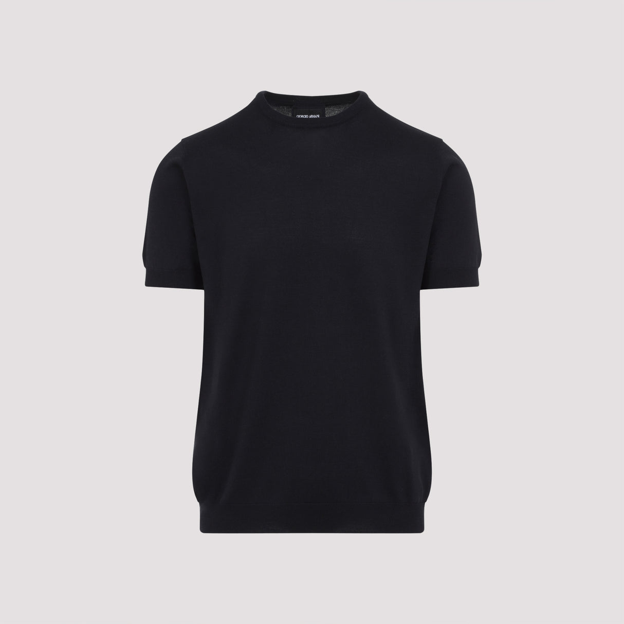 GIORGIO ARMANI Silk Short Sleeves Sweater for Men