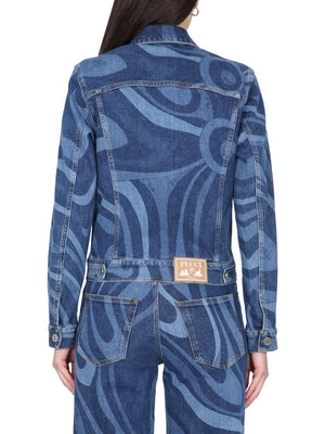 EMILIO PUCCI Chic Marble Print Jacket for Women