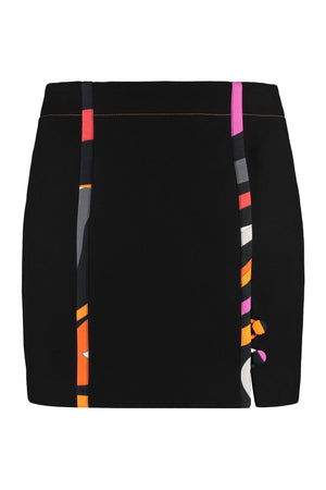 EMILIO PUCCI Chic Cotton Mini-Skirt with Front Buttons