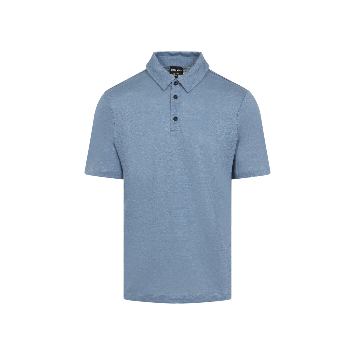 GIORGIO ARMANI Men's Linen Polo Shirt