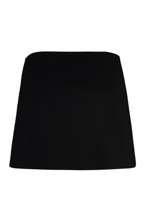 EMILIO PUCCI Chic Wool Mini Skirt with Embellished Buttons