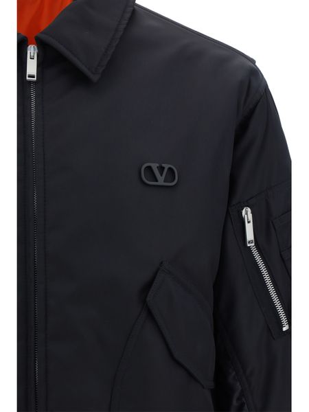 VALENTINO Men's Nylon Bomber Jacket