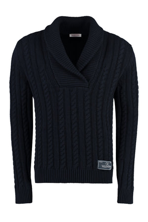 VALENTINO Cable Knit Sweater