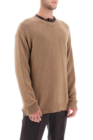 VALENTINO GARAVANI Cashmere Sweater with Iconic Stud - Oversized Fit