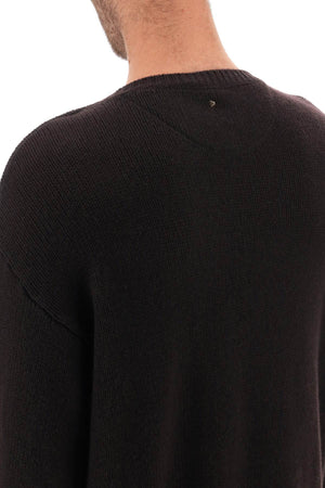 VALENTINO GARAVANI Cashmere Sweater with Iconic Stud - Oversized Fit