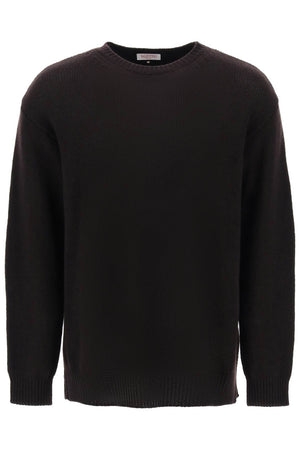 VALENTINO GARAVANI Cashmere Sweater with Iconic Stud - Oversized Fit