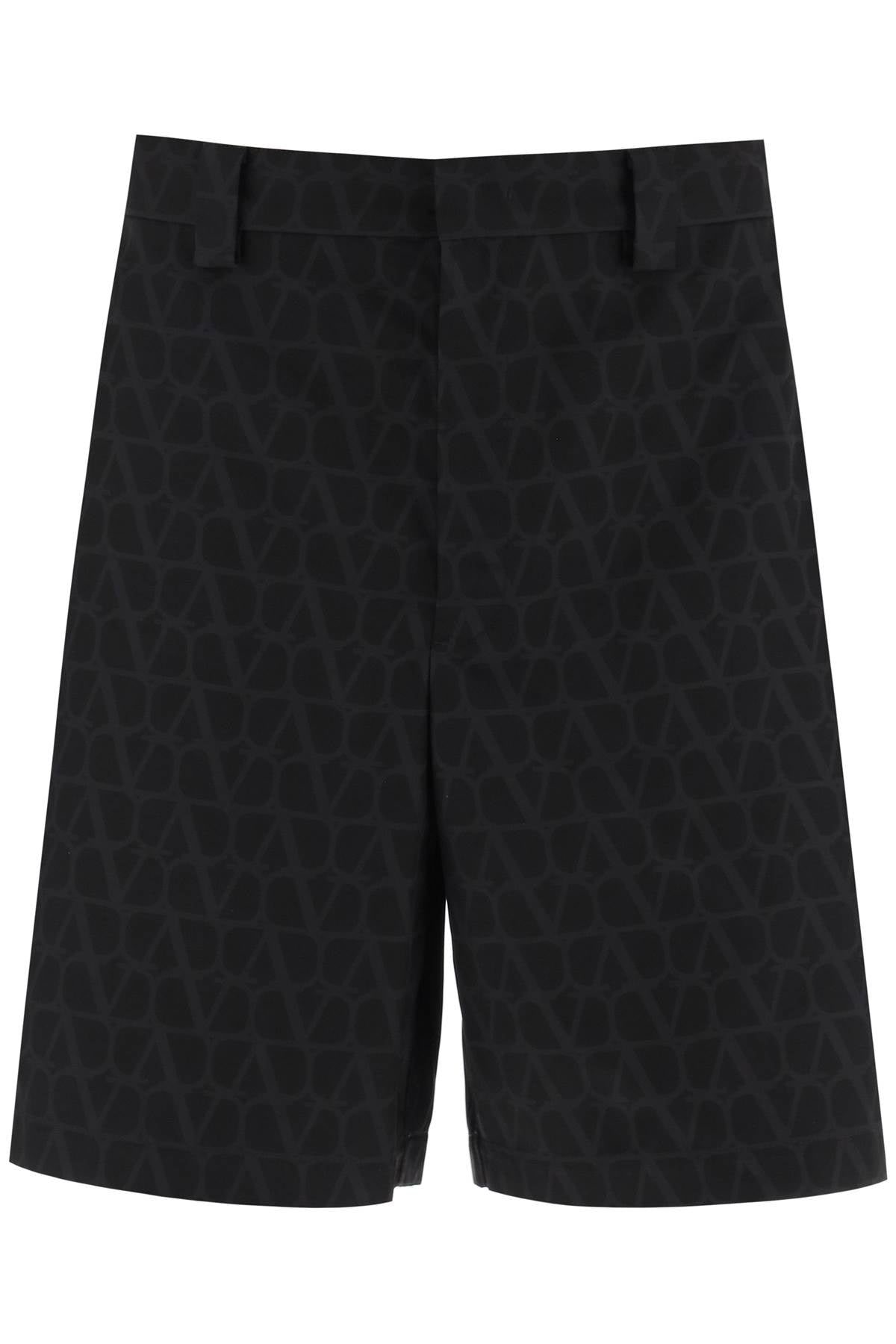 VALENTINO GARAVANI Men's Mini Technical Nylon Shorts - Relaxed Fit