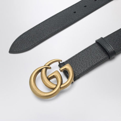 GUCCI Double G Buckle Leather Belt for Men