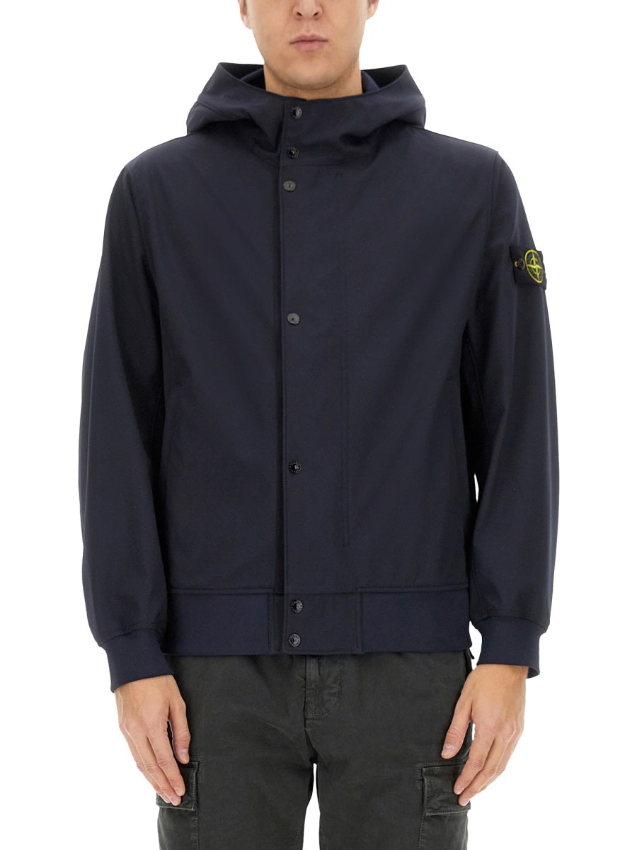 STONE ISLAND Hooded Jacket - Size L