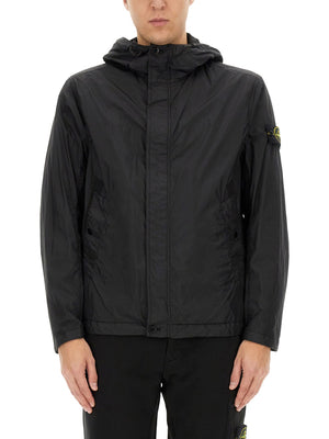 STONE ISLAND Essential Hooded Jacket - Size L