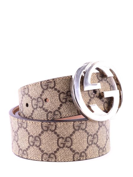 GUCCI GG Supreme Canvas Belt 4cm Height