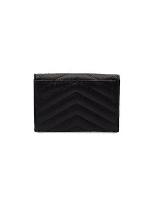 SAINT LAURENT Elegant Small Envelope Wallet