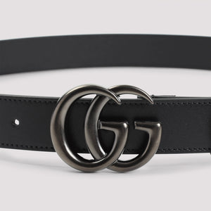 GUCCI Leather GG Marmont Belt - 3 cm Height