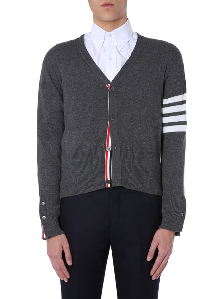 THOM BROWNE V-Neck Cashmere Cardigan - Size 3 JP