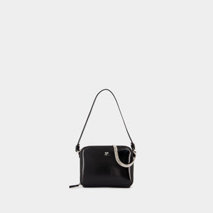 COURREGÈS Mini Chained High-Shine Purse