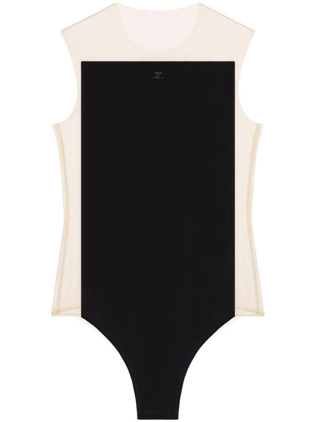 COURREGÈS Illusion Sleeveless Bodysuit