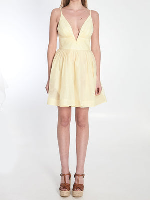 ZIMMERMANN Sleeveless Mini Dress with Adjustable Straps