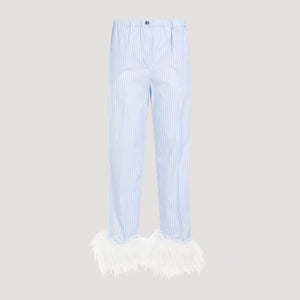 MIU MIU Cotton Straight Leg Pants - SS24 Collection