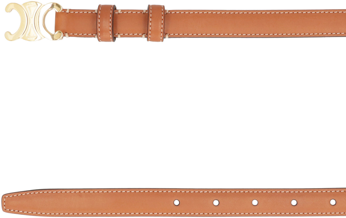 CELINE Mini Triumph Leather Belt