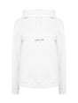 SAINT LAURENT Logo Hoodie for Women - Classic White Sweatshirt