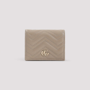 GUCCI Mini Matelassé Leather Wallet - 11cm x 8.5cm x 3.5cm