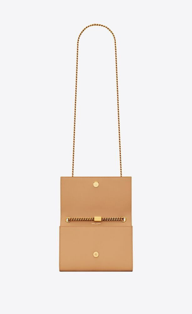 SAINT LAURENT Logo Plaque Mini Shoulder Handbag