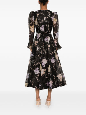 ZIMMERMANN Eden Floral Midi Dress