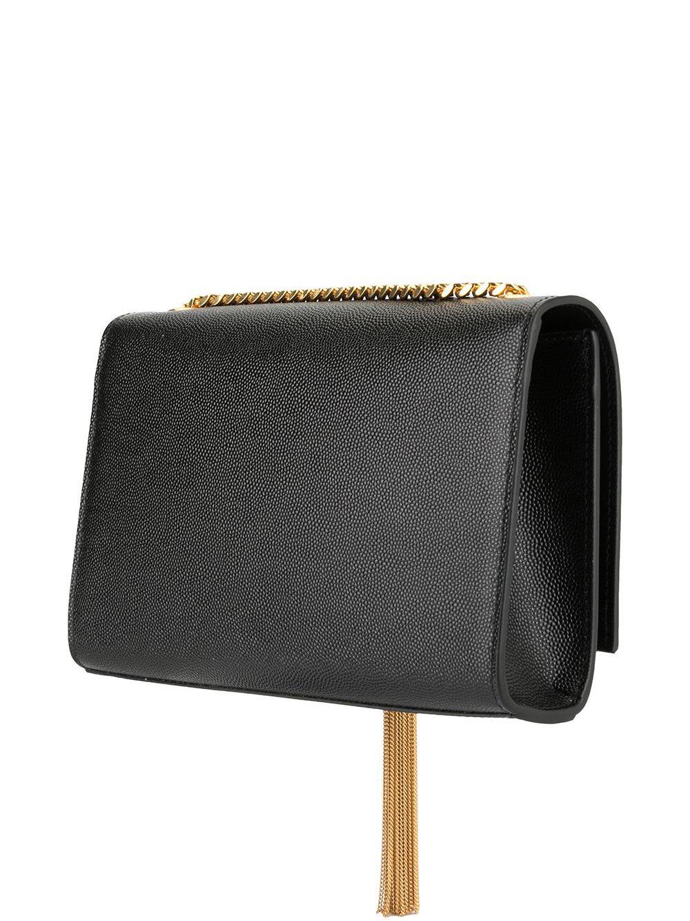 SAINT LAURENT Mini Leather Shoulder Handbag