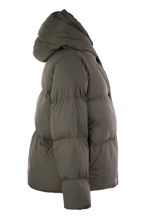 CANADA GOOSE Women's Oversized Down Jacket with Wrap Hood - Hip Length