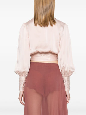 ZIMMERMANN Silk Wrap Top