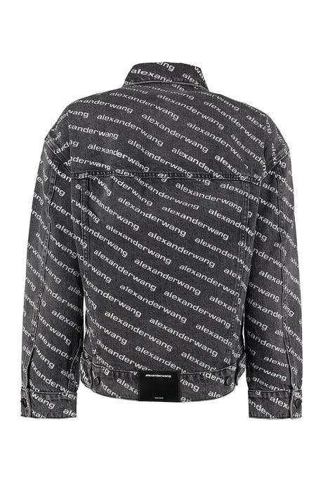 T BY ALEXANDER WANG Classic Cotton Falling Back Jacket - Size S