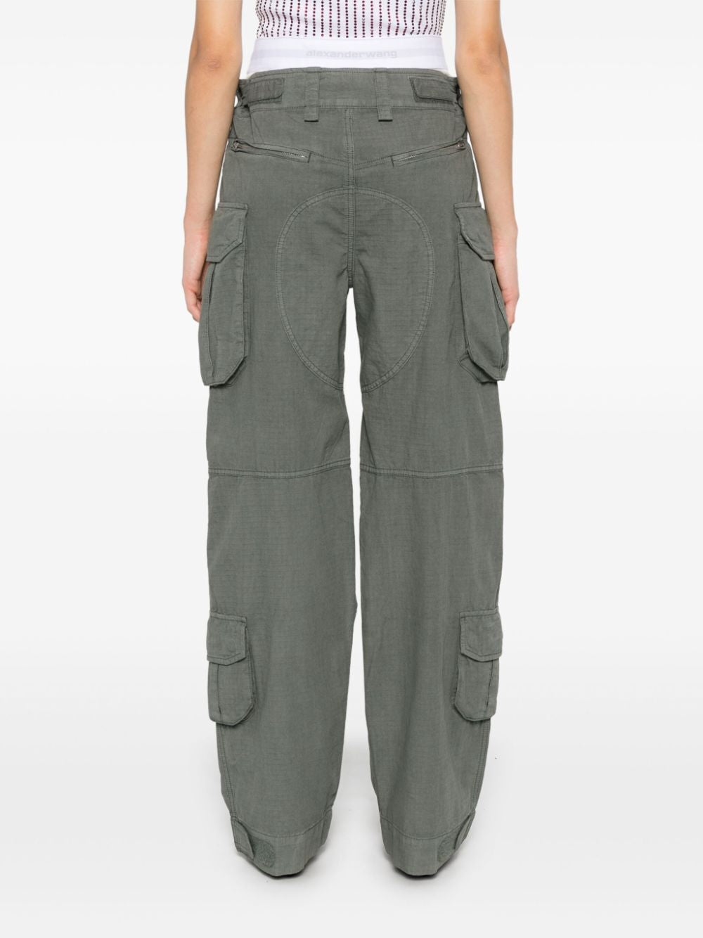 ALEXANDER WANG Relaxed Cargo Pants with Brief Waistband