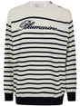 BLUMARINE Ribbed Crewneck Sweater for Women - FW24 Edition