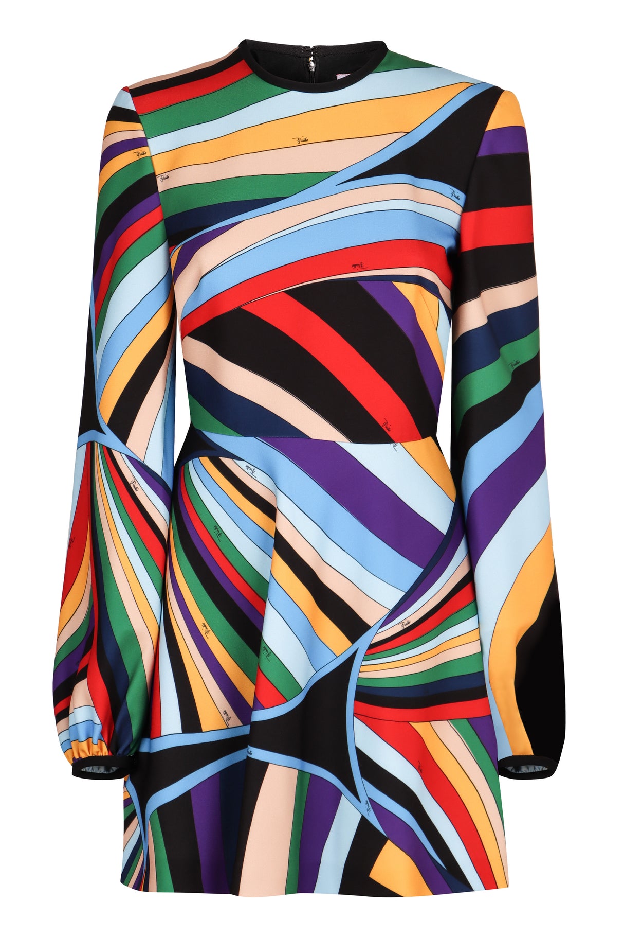 EMILIO PUCCI Vibrant Multicolour Mini Dress for Women - FW24 Collection