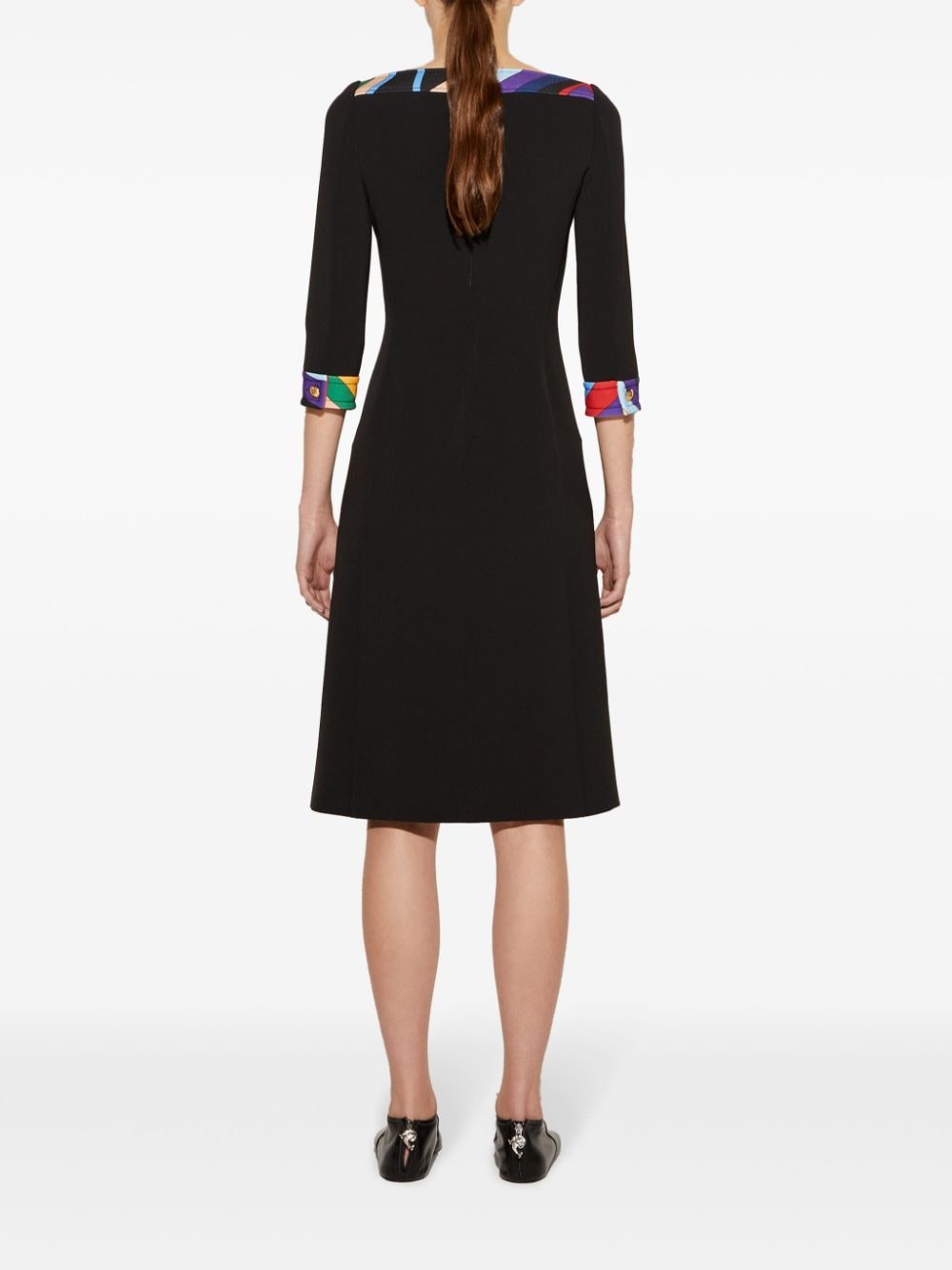 EMILIO PUCCI Abstract Pattern Midi Dress for Women