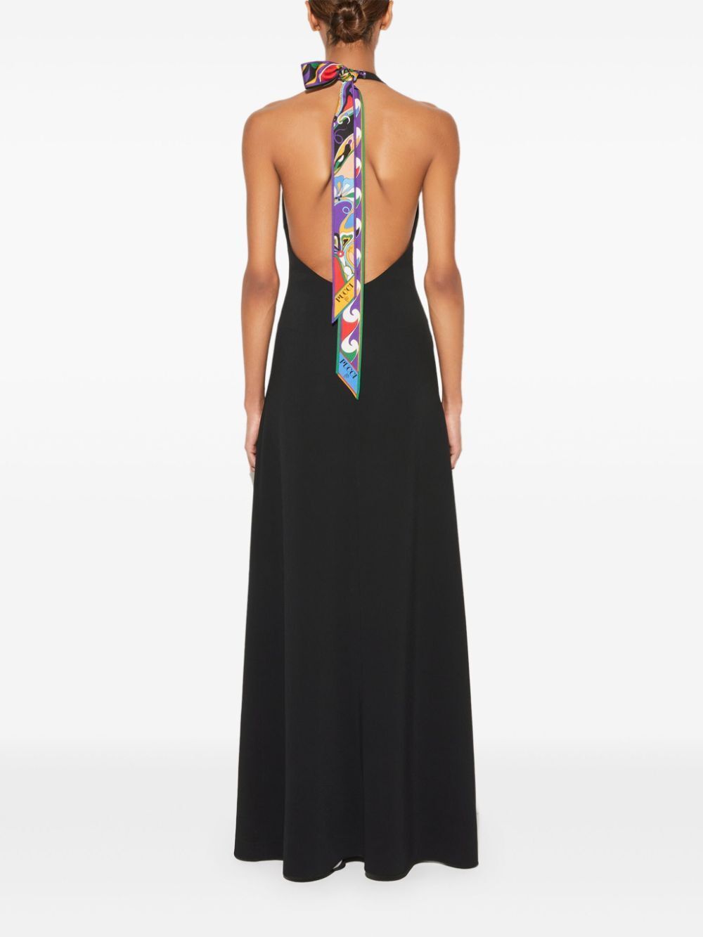 EMILIO PUCCI Elegant Halterneck Maxi Dress for Women