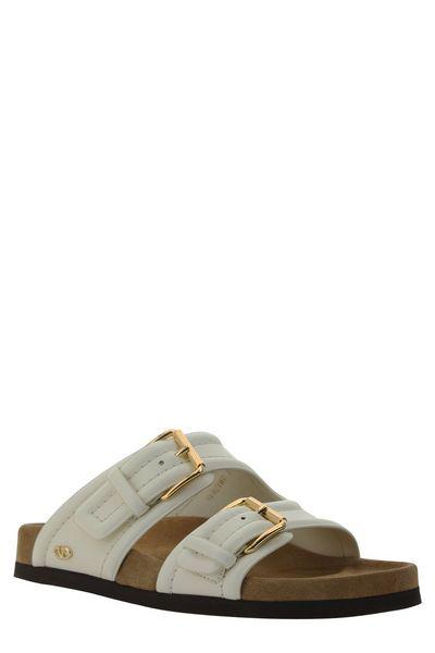 VALENTINO GARAVANI Elegant Adjustable Leather Slide Sandals