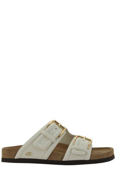 VALENTINO GARAVANI Elegant Adjustable Leather Slide Sandals