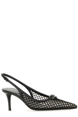 VALENTINO Elegant Vlogo Moon Slingback 60mm